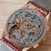 1954 Stunning Oversized Zenith Chronograph 156D 18ct Pink Gold All Original