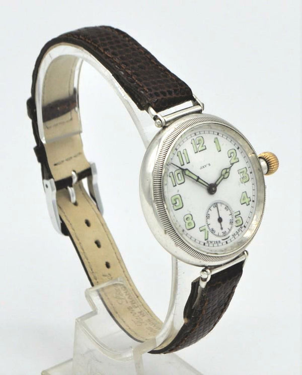 Jay's for Longines Silver Borgel Trench 1916