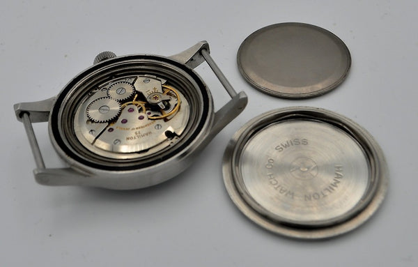 1960s Hamilton Rare Mk11 British Military Issue Wristwatch Model 6B