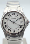2000 Cartier Santos Ronde Automatic in Stainless Steel on Bracelet with Box and Papers Model 1920-1