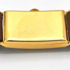 1936 Omega Art Deco Style Rectangular Watch with Arabic Dial in 18ct Gold with Rare Cal. 20F