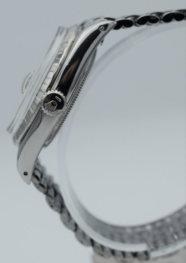 Rolex Oyster Perpetual Datejust in Stainless Steel on Jubilee Bracelet Model 6605 with Box and Papers Circa 1959