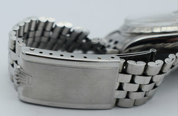 Rolex Oyster Perpetual Datejust in Stainless Steel on Jubilee Bracelet Model 6605 with Box and Papers Circa 1959