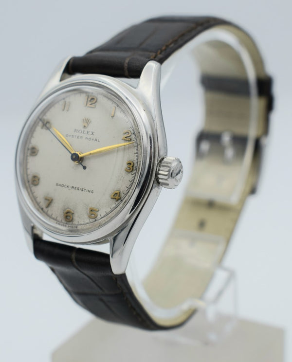 Rolex Oyster Royal Model 4444 in Stainless Steel 32mm oyster case - Rare Arabic numerals dated 1945