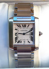 2003 Gent's Cartier Tank Française Automatic Date in Stainless Steel on Bracelet with Box Model 2302