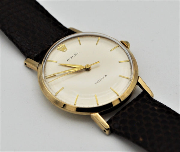 Rolex Precision with Long Lugs Model 12376 in 9ct Gold 1964