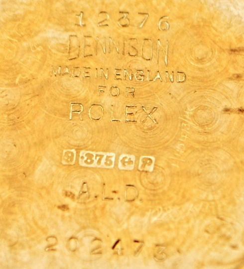 Rolex Precision with Long Lugs Model 12376 in 9ct Gold 1964