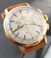 1963 Rare Omega Chronograph in 18ct Gold Model 101.010.63 with Omega Buckle and Box