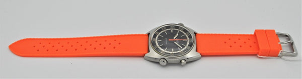 Omega Seamaster Chronostop Dive Style Watch with 24 Hour Inner Bezel Model 145.008 in Stainless Steel 1968