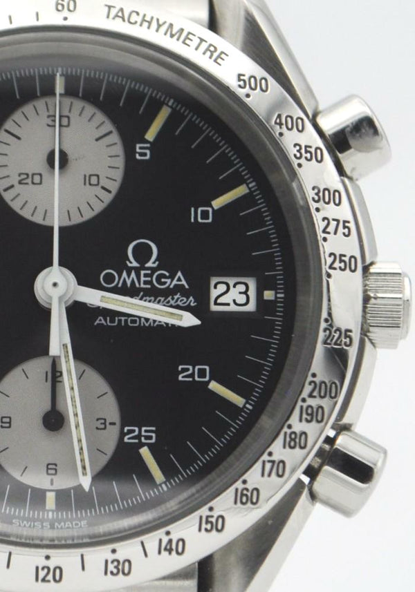 Omega Speedmaster Reduced Model 175.00443 with Box and Book Circa 1994
