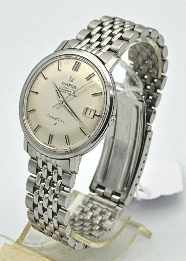 Omega Constellation Automatic Date 168.004 in Stainless Steel on Bracelet 1964