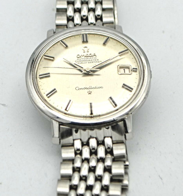 Omega Constellation Automatic Date 168.004 in Stainless Steel on Bracelet 1964