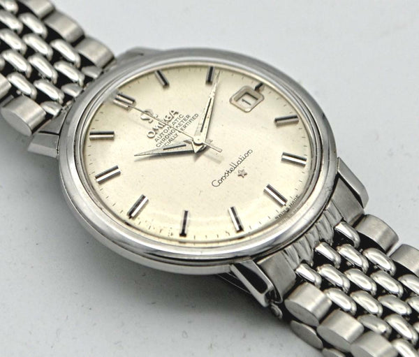 Omega Constellation Automatic Date 168.004 in Stainless Steel on Bracelet 1964