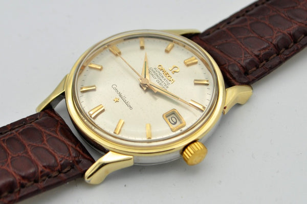 Omega Constellation Automatic Chronometer Date in Gold Cap 1966