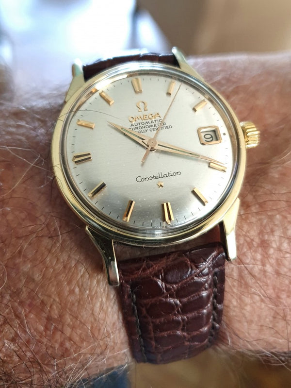 Omega Constellation Automatic Chronometer Date in Gold Cap 1966