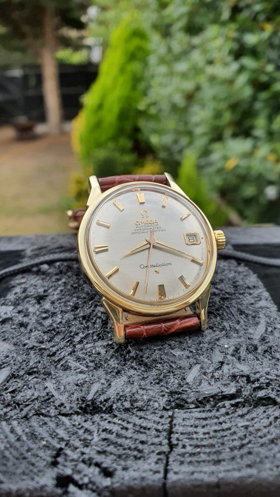 Omega Constellation Automatic Chronometer Date in Gold Cap 1966