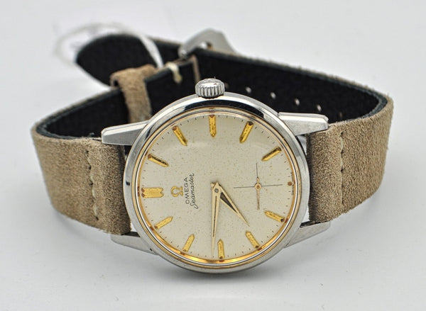 1961 Omega Seamaster All Original Manual Wind with Sub Seconds Model 14389 in Stainless Steel