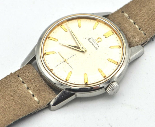 1961 Omega Seamaster All Original Manual Wind with Sub Seconds Model 14389 in Stainless Steel