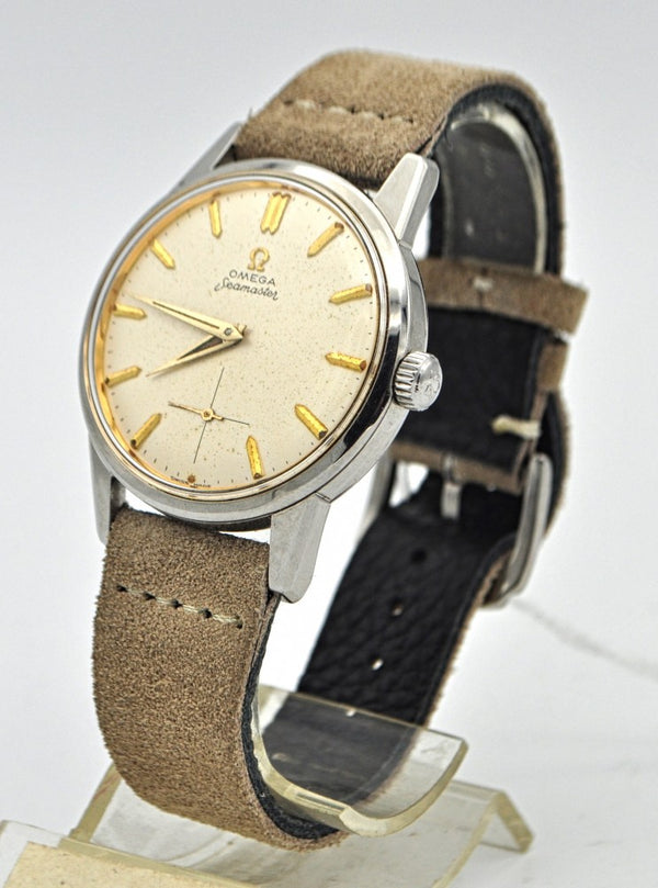 1961 Omega Seamaster All Original Manual Wind with Sub Seconds Model 14389 in Stainless Steel