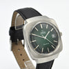 1978 Omega Geneve Automatic Date Model 166.0164 with Green Dial in Stainless Steel with Papers