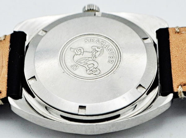 Large Omega Seamaster Auto Date with Stardust Dial in Stainless Steel Model 166.065 Dated 1971