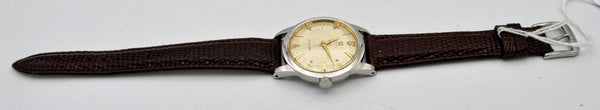 1950 Omega Seamaster Automatic Bumper with Arabic Numerals and Arrow Markers in Stainless Steel Model 2677