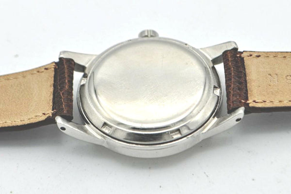1950 Omega Seamaster Automatic Bumper with Arabic Numerals and Arrow Markers in Stainless Steel Model 2677