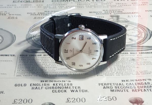Omega Seamaster 600 Date with Rare Arabic Dial in Stainless Steel Model 136.011 dated 1966