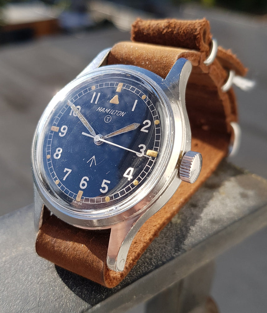 1960s Hamilton Rare Mk11 British Military Issue Wristwatch Model 6B