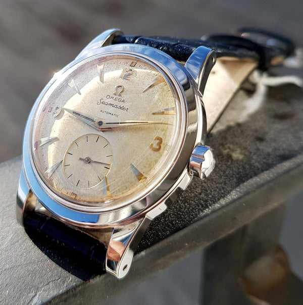 1952 Omega Seamaster Bumper Automatic with Original Dial Model 2576 in Stainless Steel
