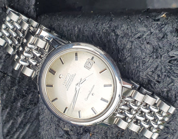 Omega Constellation Automatic Date 168.004 in Stainless Steel on Bracelet 1964