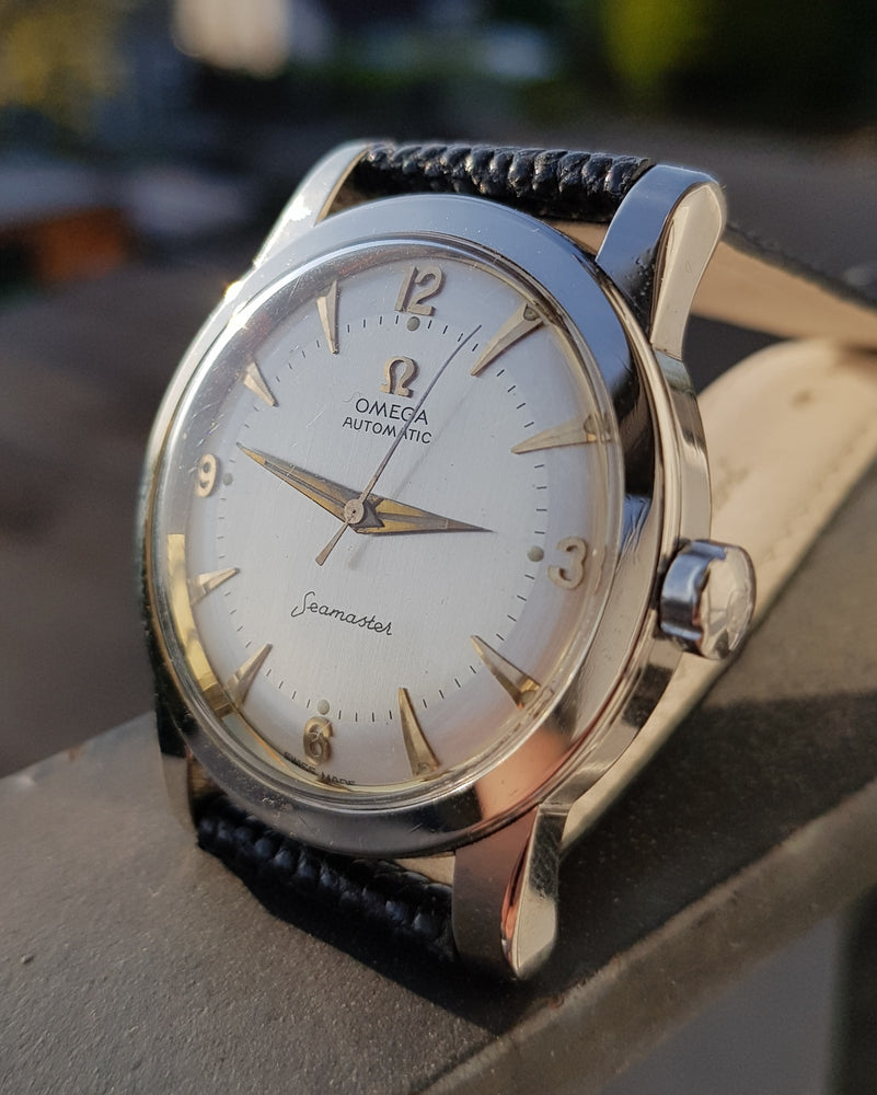 Omega Seamaster Bumper with Two Tone Dial Model 2677 in Stainless Steel 1953