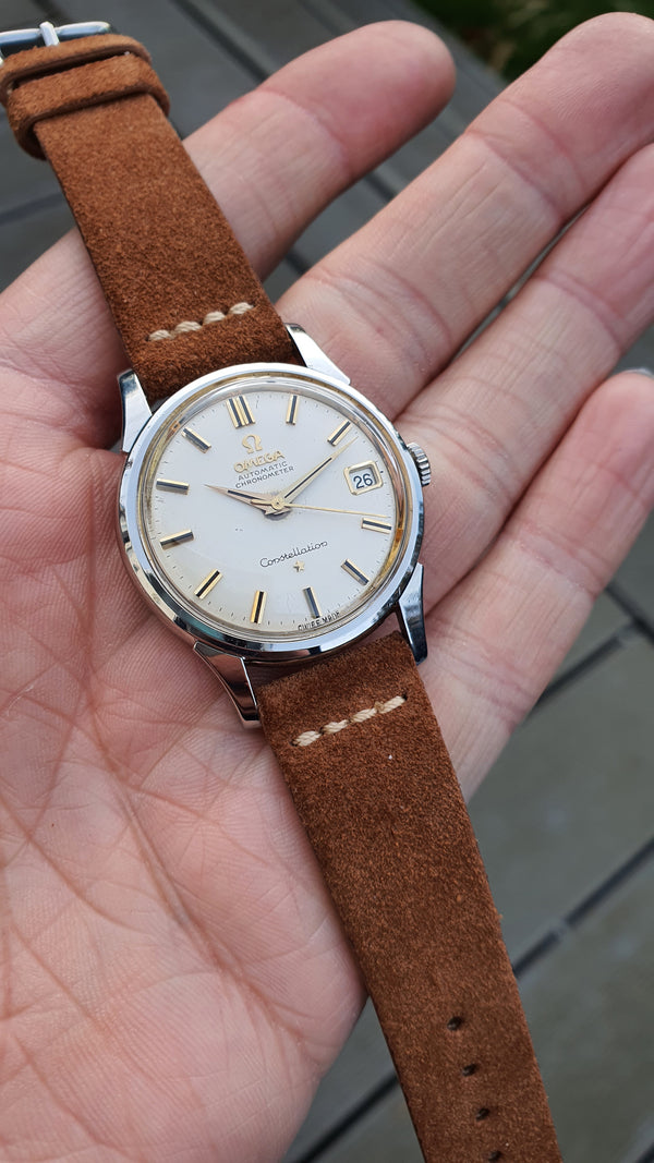 Omega Classic Constellation Chronometer Date 14393 in Stainless Steel 1960