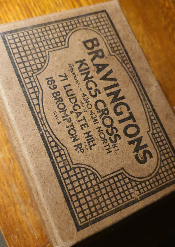 1938 Bravingtons Renown Tank with Arabic Numerals in Sterling Silver