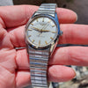 1957 Longines Silver Arrow Manual Wind in Stainless Steel on Rare Longines Fixoflex Bracelet Model 9100 & Archive Extract