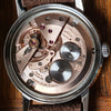 1969 Omega Geneve with Rare Silvered Bark Effect Dial Model 135.070 Manual Wind in Stainless Steel