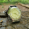 1968 Jaeger LeCoultre Jumbo Memovox Alarm Date Wristwatch Model 855 in Stainless Steel Caliber 825