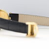 Cartier Ronde Vermeil with Lapis-Type Dial and Vendôme Lugs in Sterling Silver 925 Gilt Circa 1990s