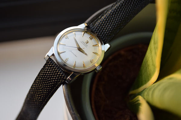 Omega Seamaster Bumper with Two Tone Dial Model 2677 in Stainless Steel 1953