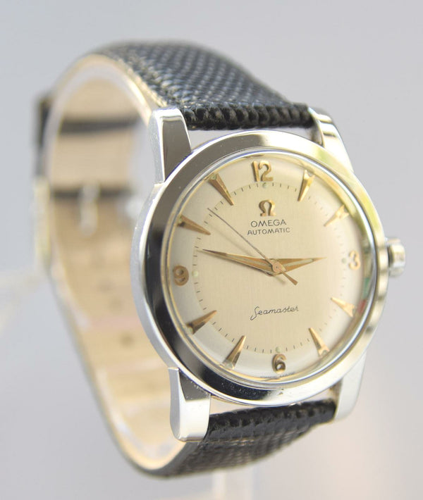 Omega Seamaster Bumper with Two Tone Dial Model 2677 in Stainless Steel 1953