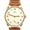 1947 Omega Manual Wind Dress Watch with Arabic Numerals in 9ct Gold