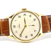 1947 Omega Manual Wind Dress Watch with Arabic Numerals in 9ct Gold