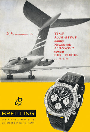1964 Breitling Navitimer Pilots Chronograph Ref 806 in Stainless Steel with Venus Caliber 178