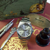 1977-78 Rolex Oyster Perpetual Date Model 1500 with Satin Silver "Sigma Dial" in Stainless Steel on Heavy Oyster Bracelet