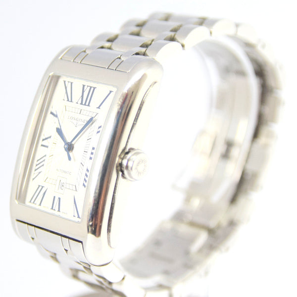 2018 Longines Gents Automatic Dolce Vita L57574716 Stainless Steel Tank Watch with Box and Card