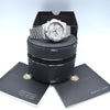1985 TAG Heuer 2000 Series Chronograph Watch Model 272.006/1 Stainless Steel on Fliplock Bracelet with Box and Books Hardly Used