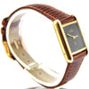 1970s Cartier Ladies Tank Mechanical Manual Wind with Black Onyx-Type Dial