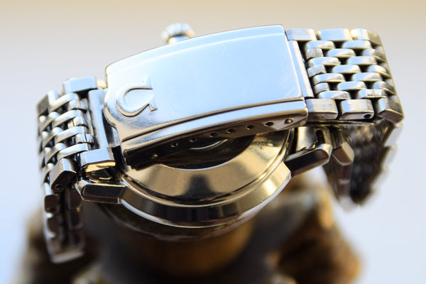 1963 Omega Automatic Seamaster Deville Date with Original Beads of Rice Type Bracelet Model 14910 Stainless Steel
