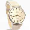 1969 Omega Geneve with Rare Silvered Bark Effect Dial Model 135.070 Manual Wind in Stainless Steel