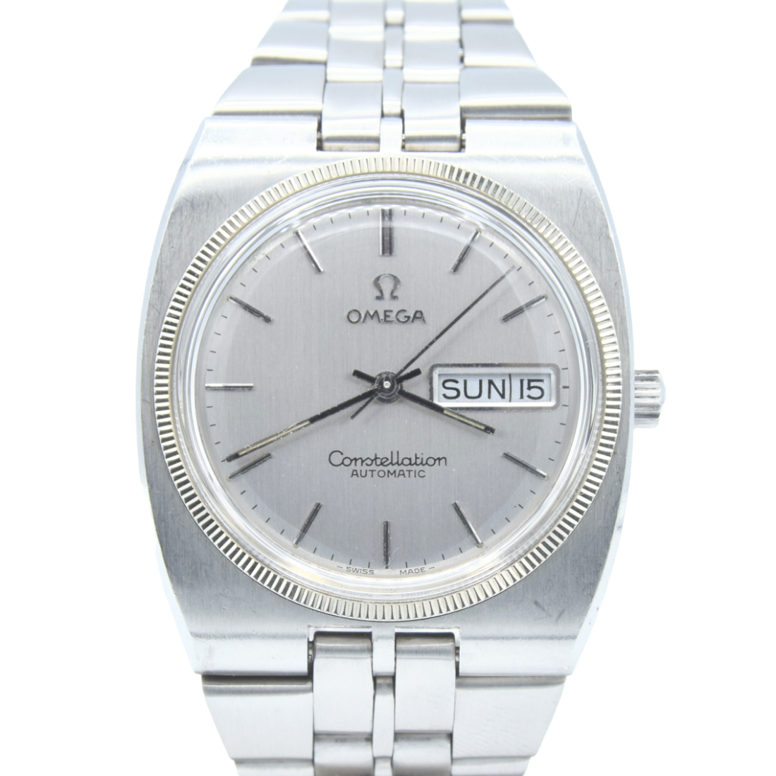 1972 Omega Constellation Automatic Day/Date Model 166.0252 with White Gold Bezel